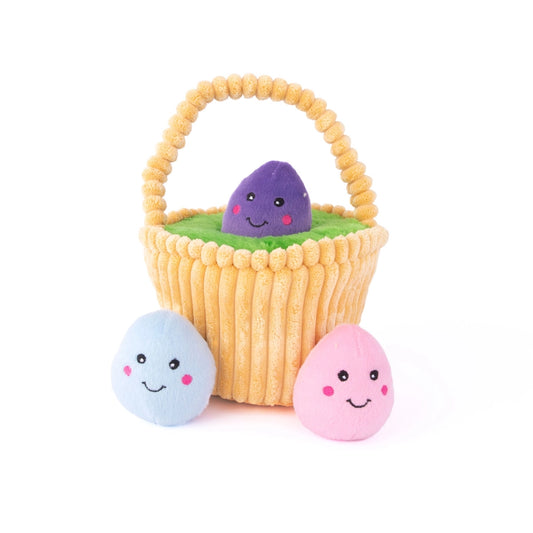 Easter Basket - Plush Dog Toy