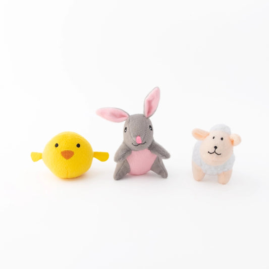 Easter Miniz 3-Pack Easter Friends Dog Toys