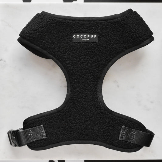Teddy Baloo Black Adjustable Neck Cocopup London Harness