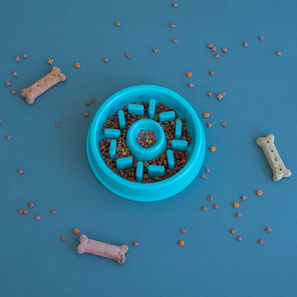 Donut Slow Feeder Dog Bowl