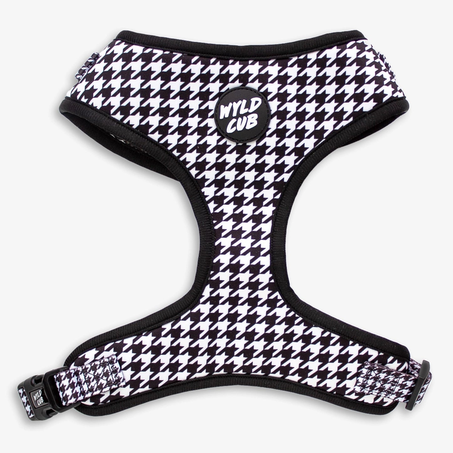 Happy Houndstooth Adjustable Dog Harness