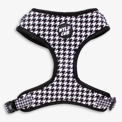 Happy Houndstooth Adjustable Dog Harness